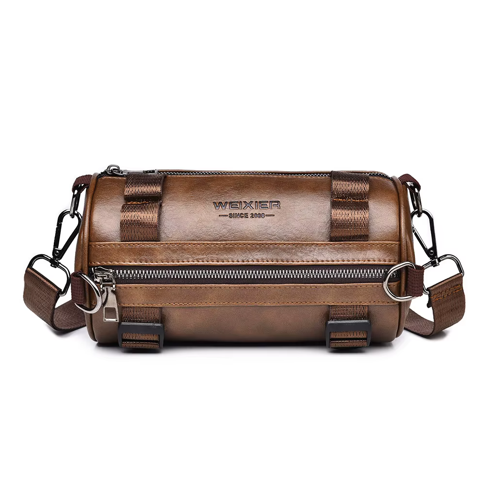 Mode PU cuir bandoulière sacs à bandoulière pour hommes seau sac à bandoulière hommes décontracté ba