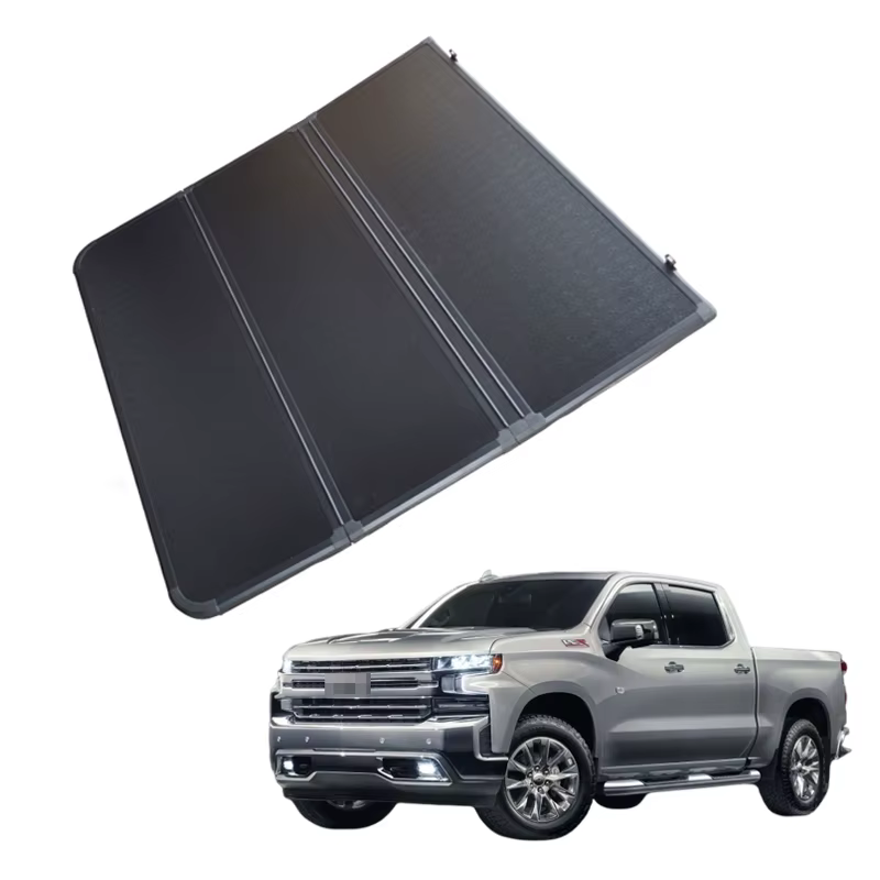 Accessoires de voiture, couverture rigide souple à trois volets, housses de ramassage pour Chevrolet