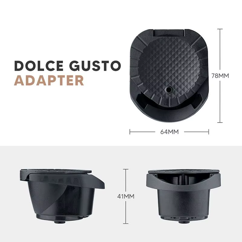 Adaptateur de capsule de café réutilisable, 1 pièce, pour moulin à café Dolce Gusto Genio S Crema Po