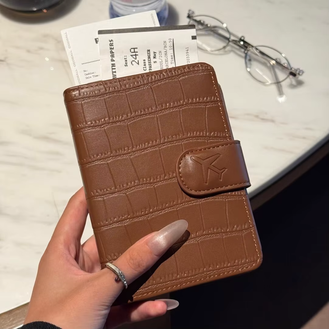 Porte-passeport, sac à passeport, porte-cartes multifonctionnel, porte-cartes bancaires, clip pour p
