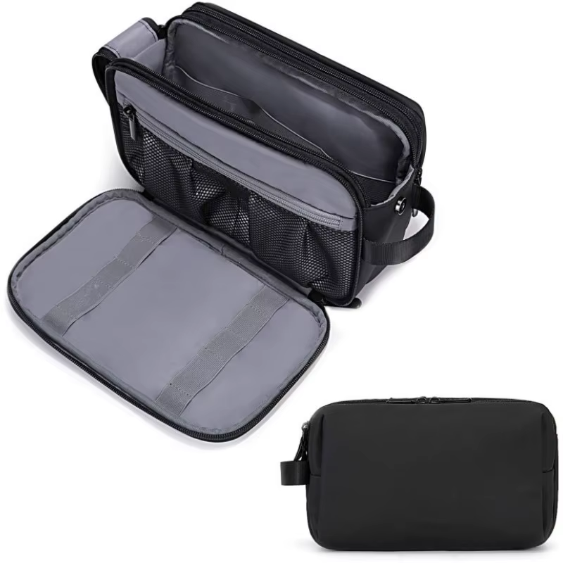 Trousse de toilette pour hommes, organisateur de toilette de voyage, Kit Dopp, trousse de rasage rés
