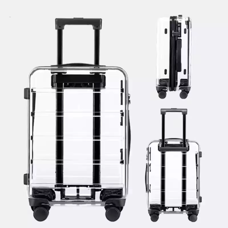 Valise Transparente de Luxe pour Homme et Femme