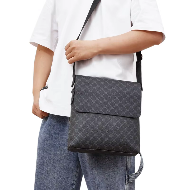 Nouveau sac à bandoulière design en cuir pour hommes sacs de luxe décontracté homme sac de messager mode