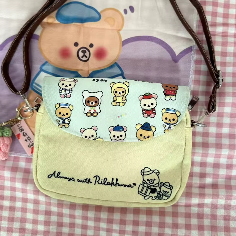 Sac bandoulière pliable Rilakkuma