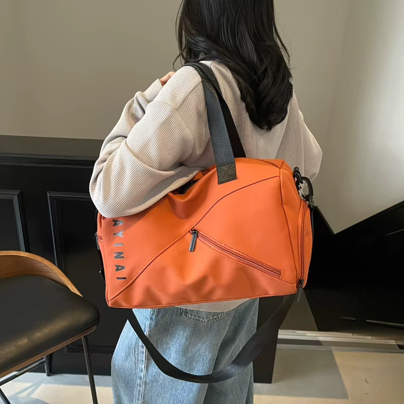 Sac de sport unisexe grande capacité avec compartiment à chaussures