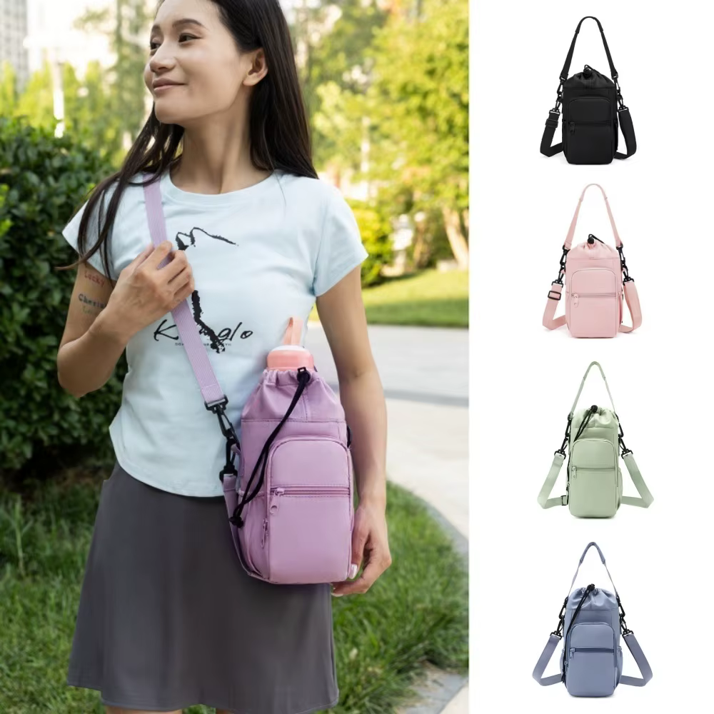 Nouveau porte-bouteille d'eau avec sangle 40oz pochette de bouteille