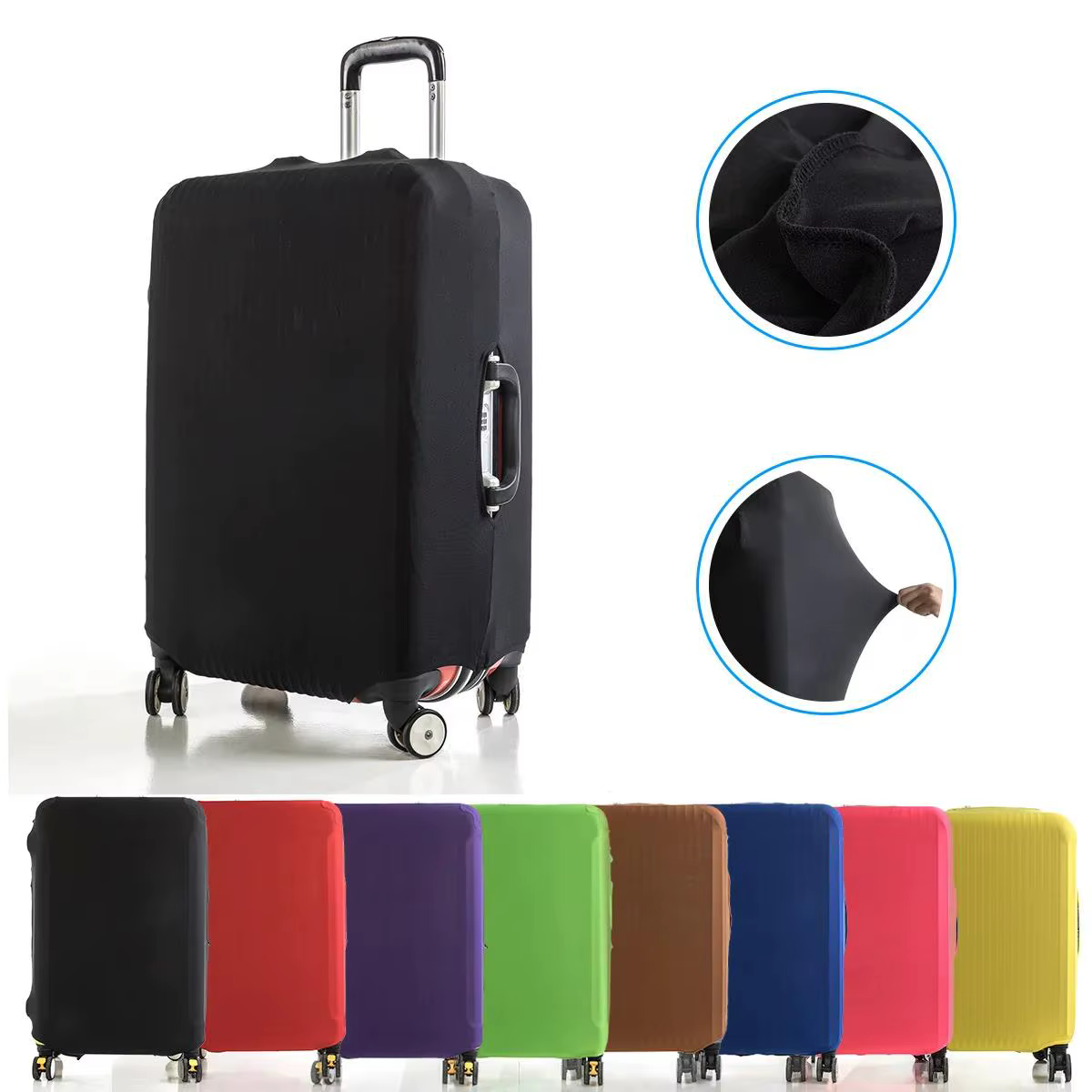 Nouveau tissu valise protecteur bagages housse anti-poussière adapté pour 18-32 pouces