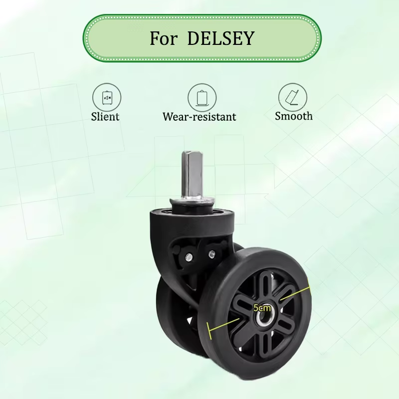 Roues de remplacement silencieuses DELSEY pour bagages