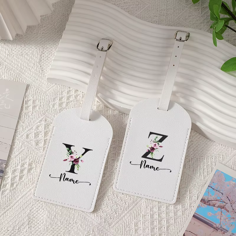 26 lettres nom personnalisé étiquette de bagage