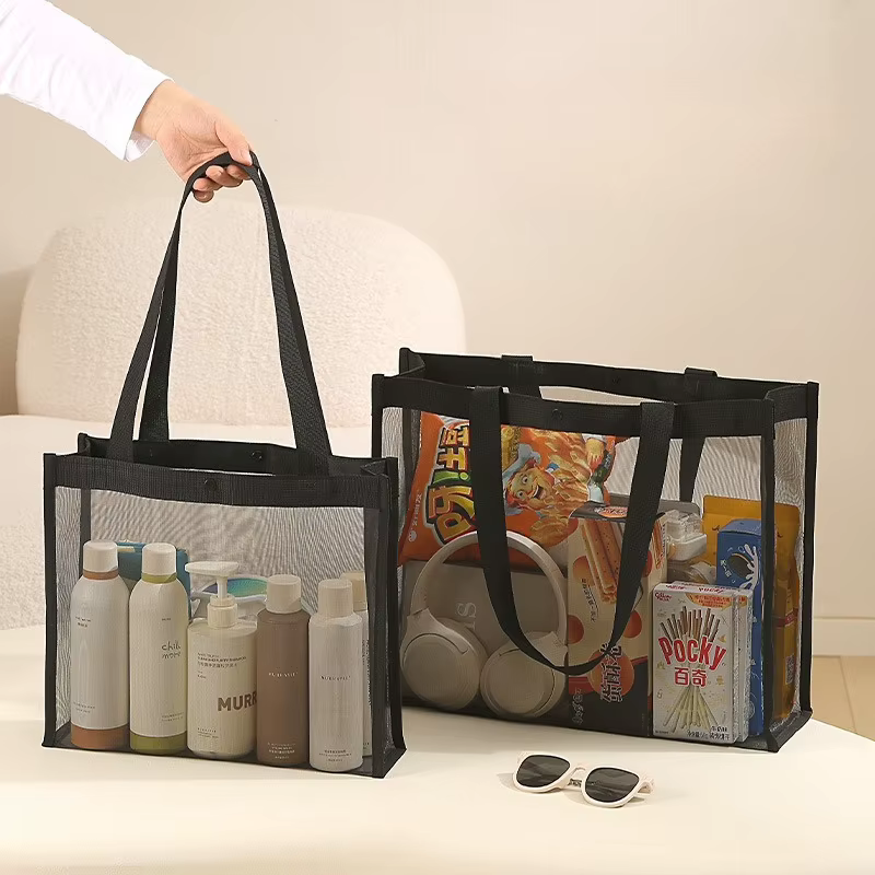 Sac de plage en maille grande capacité