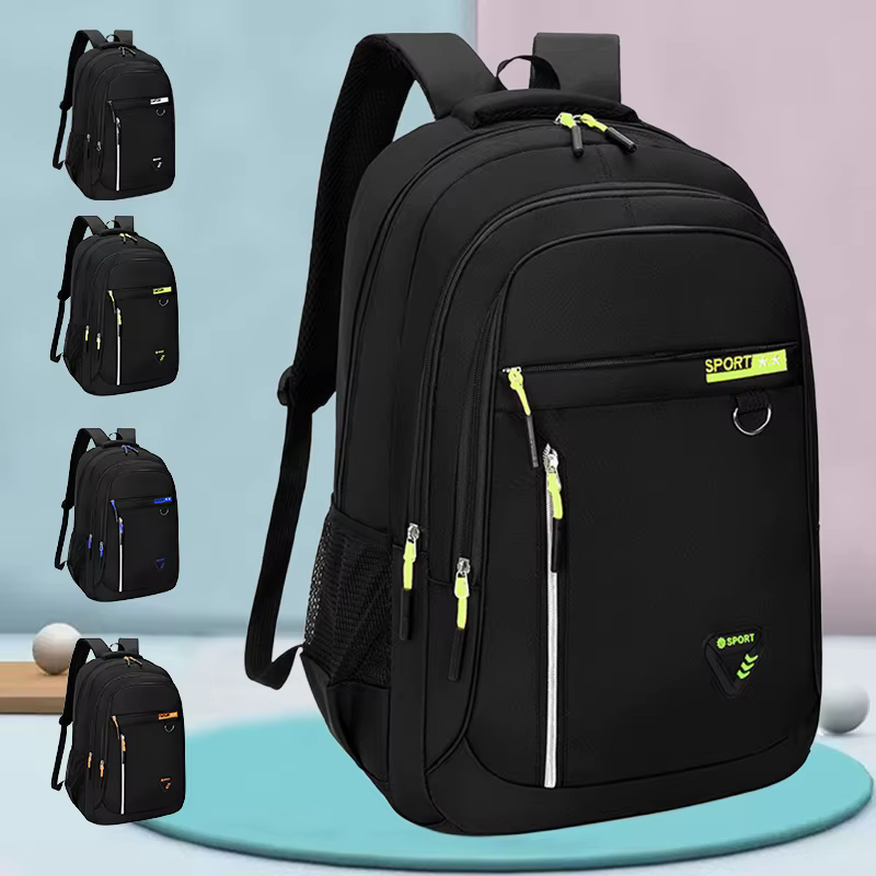 Sac à dos multicouche de marque neutre pour hommes et femmes avec divers poches