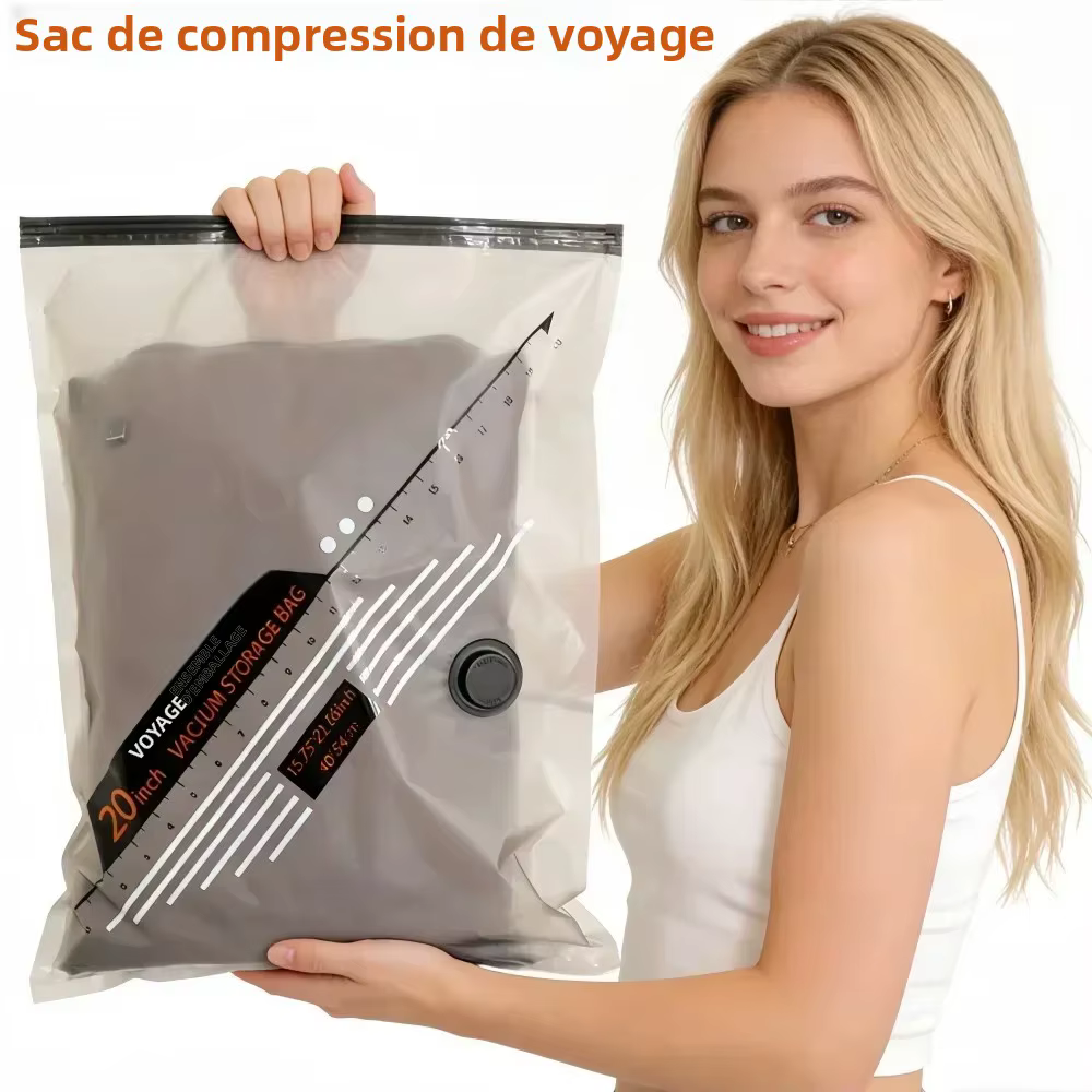 Sacs de rangement sous vide pour valises de voyage