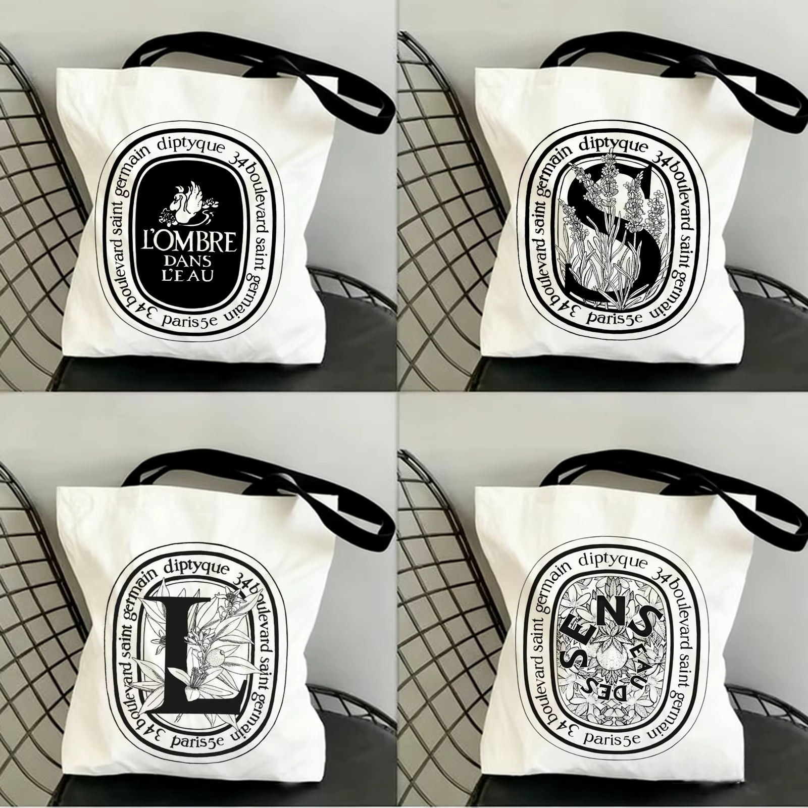 Sacs de rangement de luxe D-Diptyques