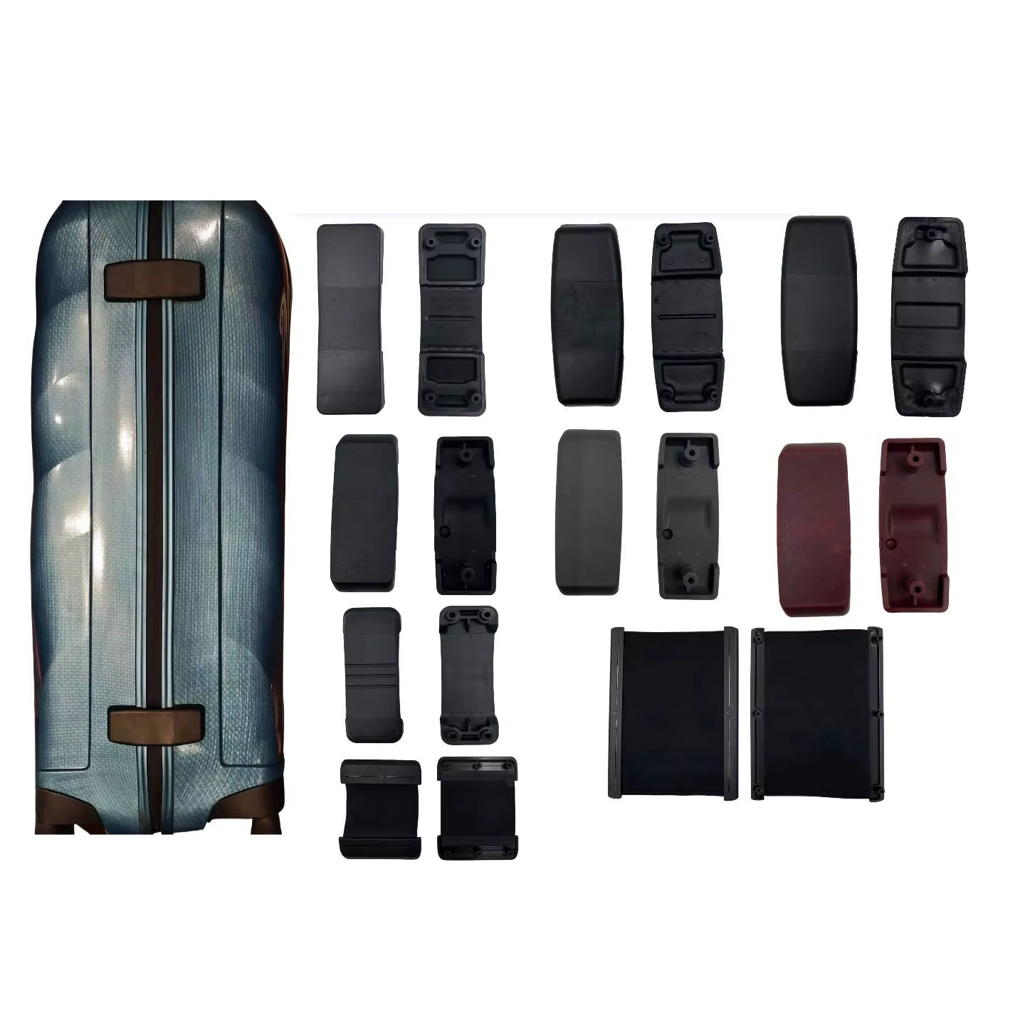 Charnières de valise adaptées aux accessoires de bagages Samsonite