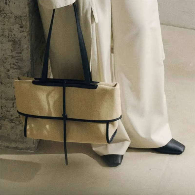 Sac fourre-tout Beige Simple pour femmes