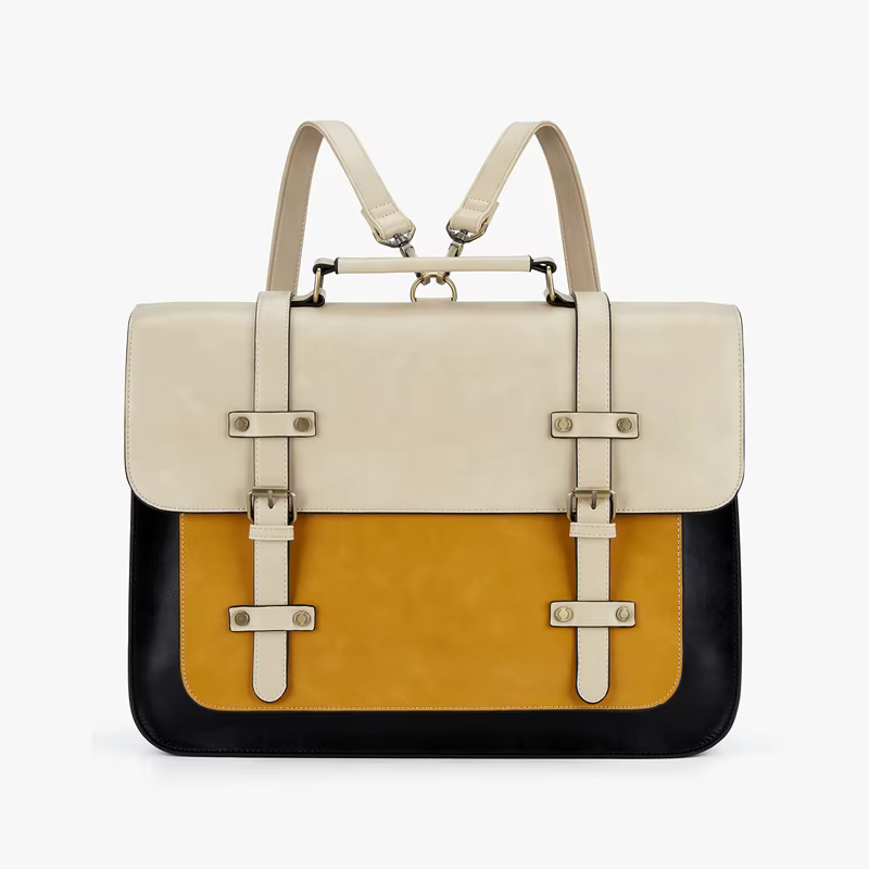 ECOSUSI – porte-documents pour ordinateur portable pour femmes, sacoche en Faux cuir pour ipad, sac à dos à la mode pour ordinateur 15.6 pouces