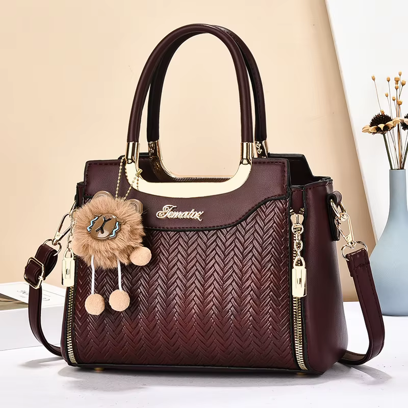Caroly grande capacité à la mode femmes sac à main épaule sac à bandoulière de luxe élégant personnalité dames sac PU matériel