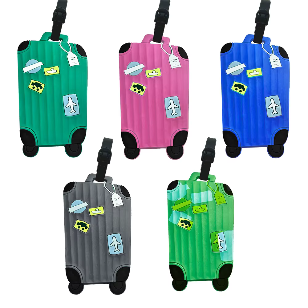 Étiquette de bagage anti-perte multifonctionnelle : durable