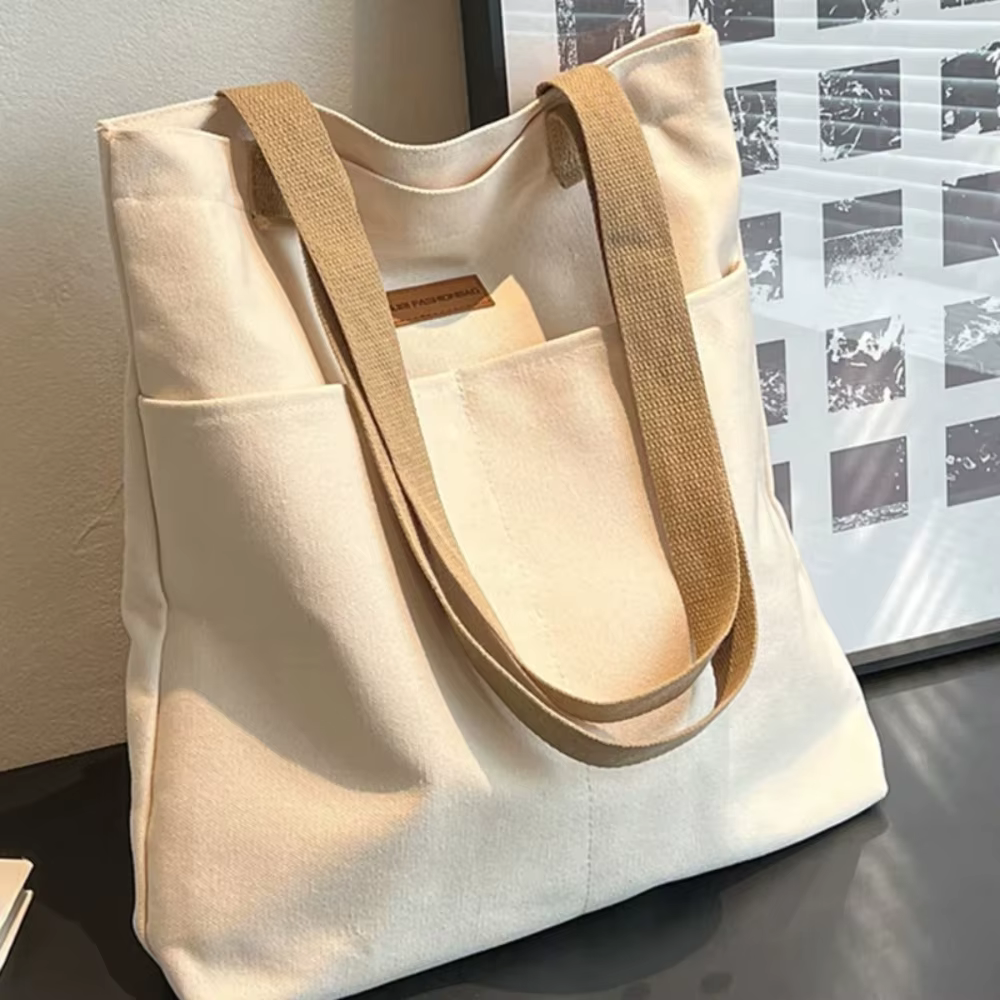 Sac fourre-tout en toile pour femme