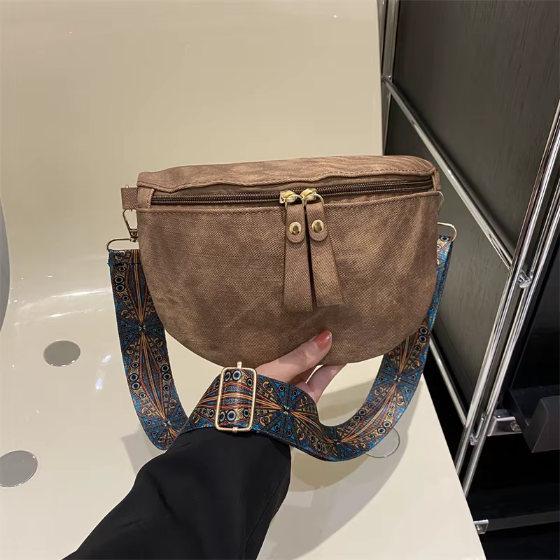 Hobo – sacoche de couleur unie pour femmes