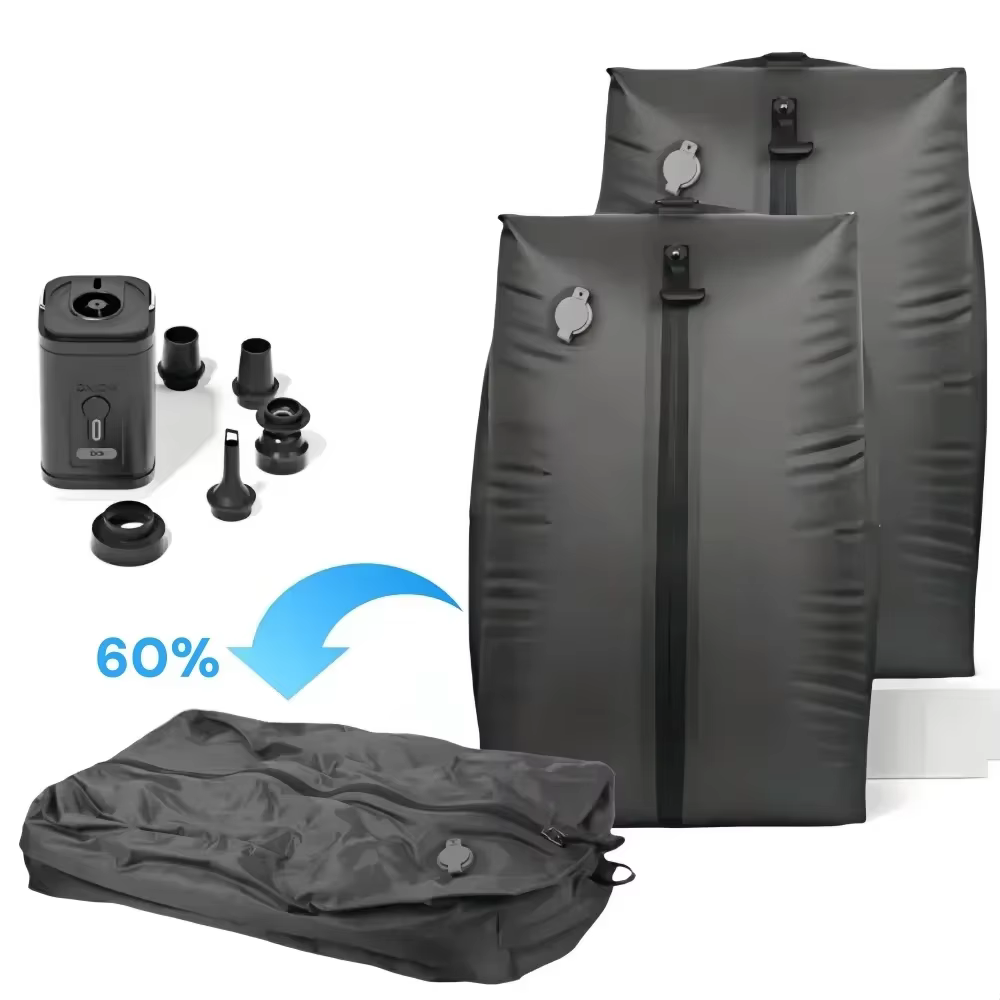Sacs de rangement sous vide de voyage 17L avec pompe à air
