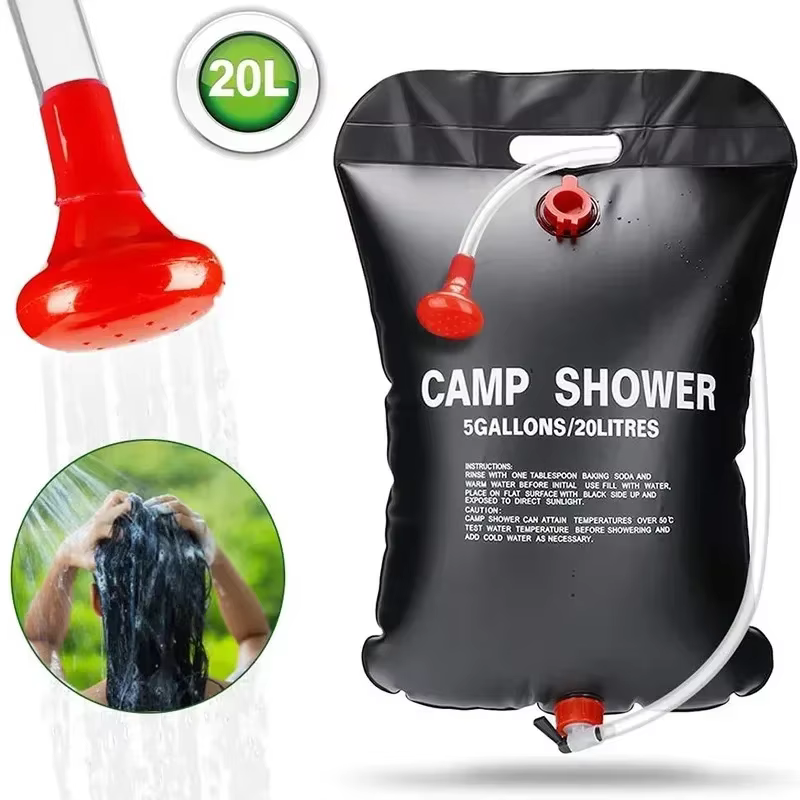 Sac de douche extérieur de grande capacité 20l