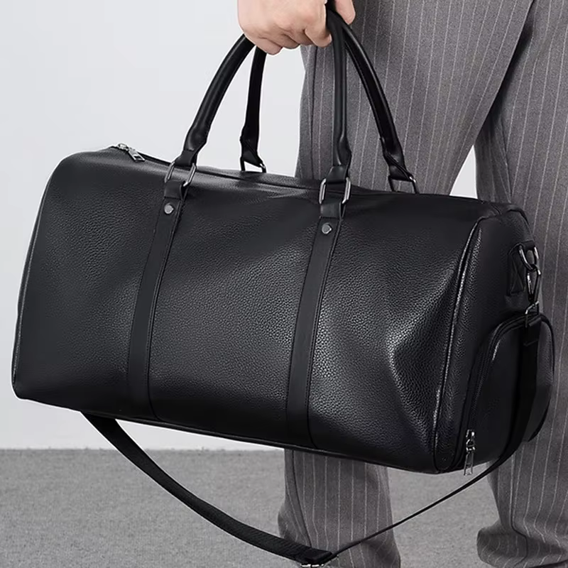 Sacs de voyage en cuir de grande capacité pour hommes