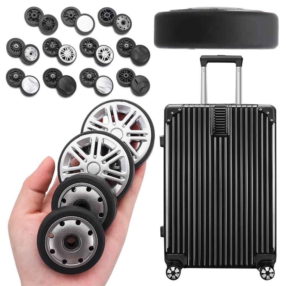 Essieux de Remplacement avec Vis pour Bagages de Voyage