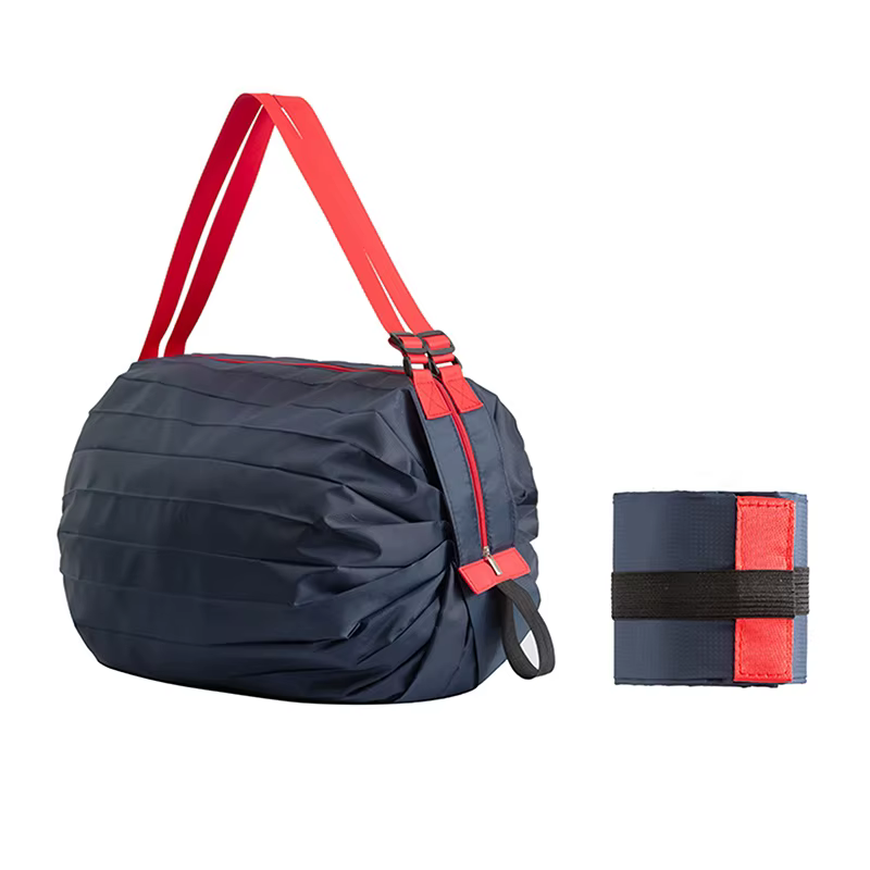 Sac de rangement pliable avec poignée