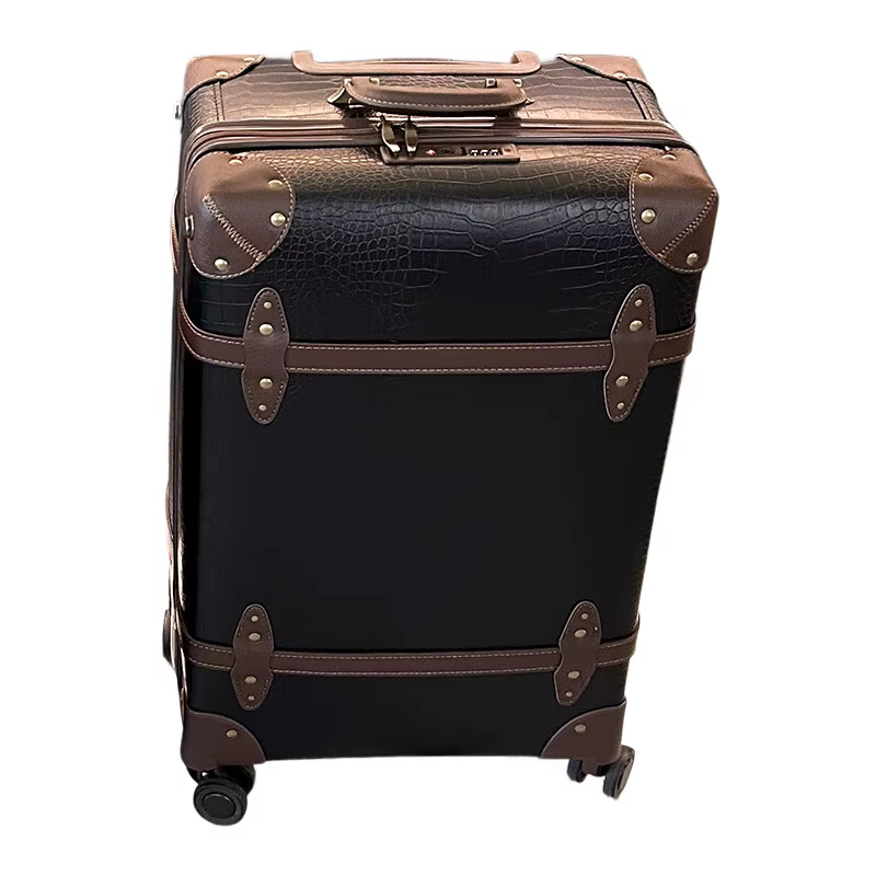 Bagage en PU Texture Crocodile Vintage