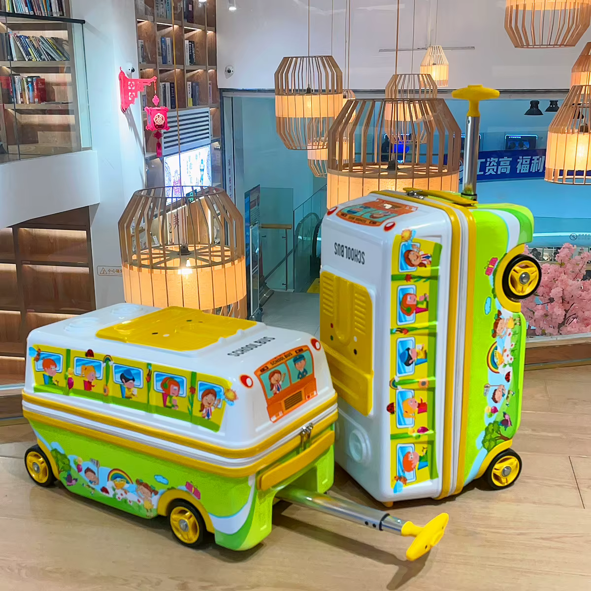 Valise de voyage à roulettes pour enfants