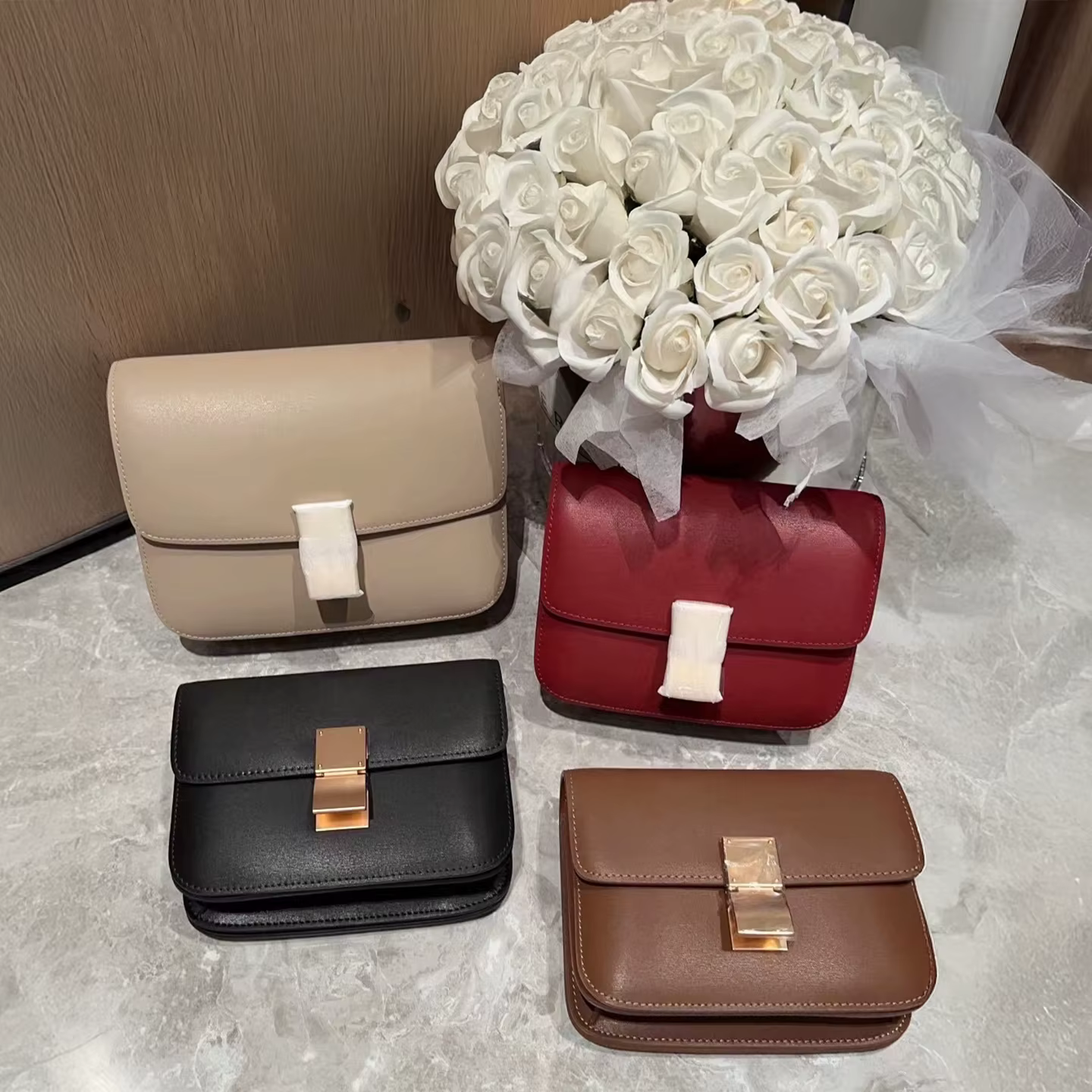 Mendy femmes sac à bandoulière femme sac croisé en cuir véritable luxe concepteur dame petit sac carré boîte rabat sous