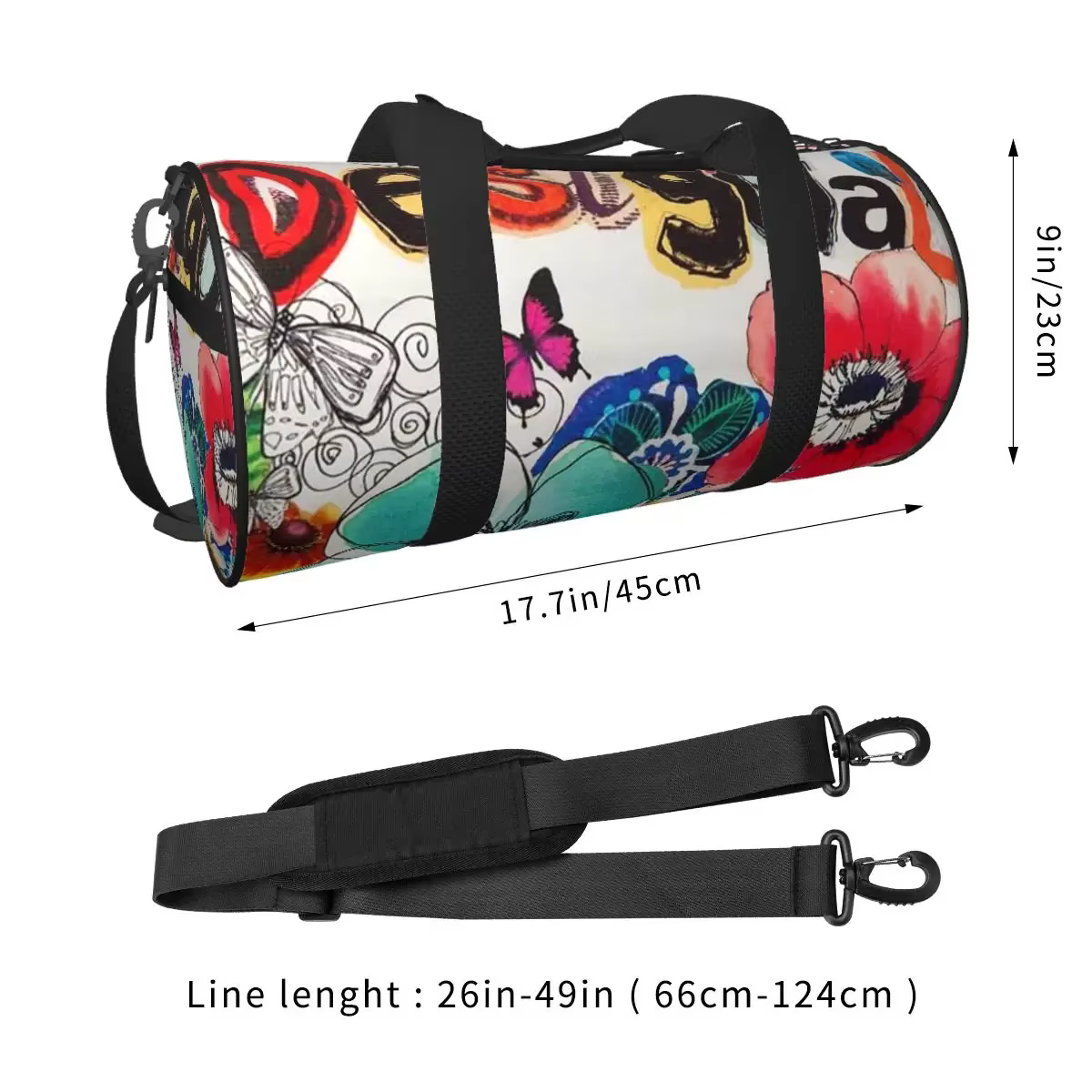 Desigual – grand sac de sport personnalisé