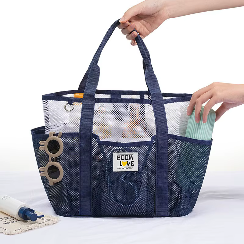 Grand sac de plage en maille