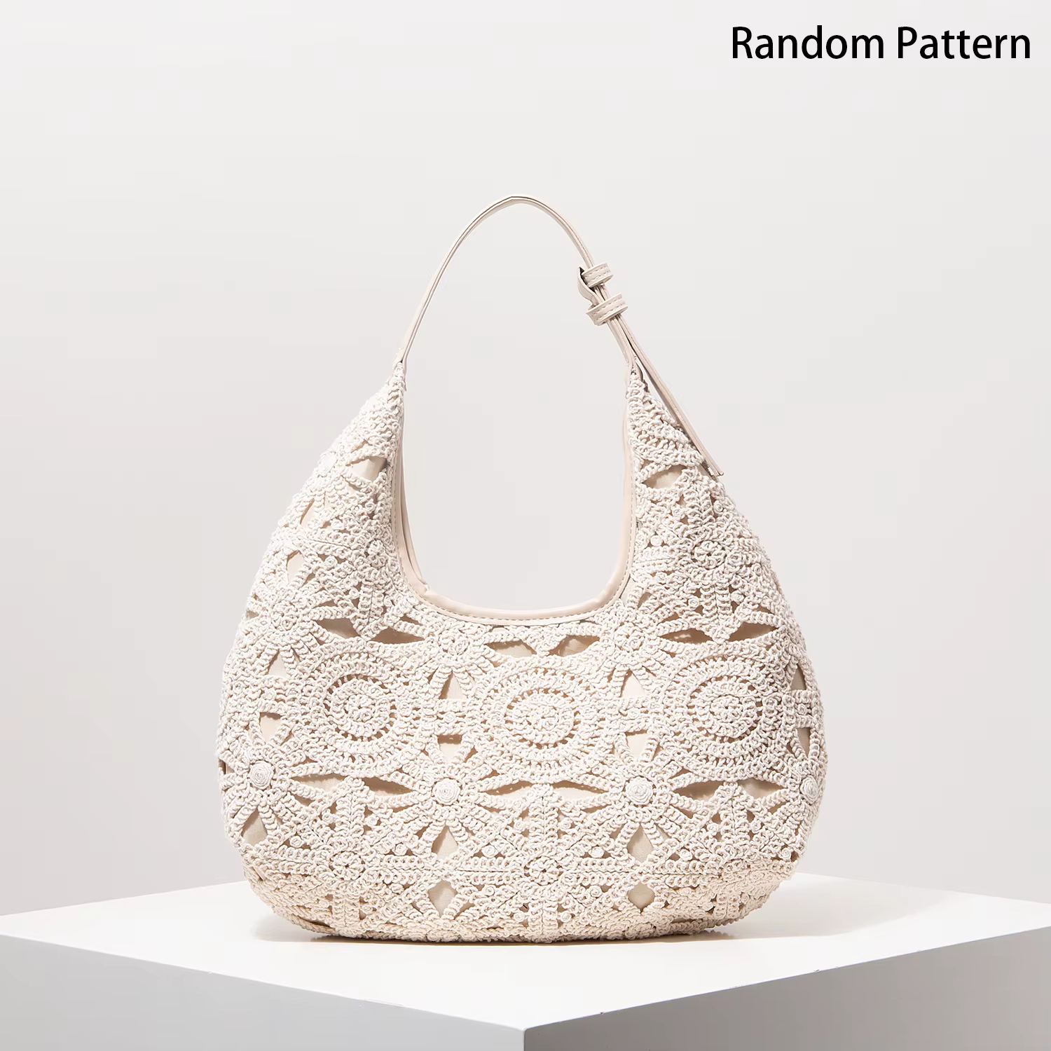 Sac tissé creux à motif