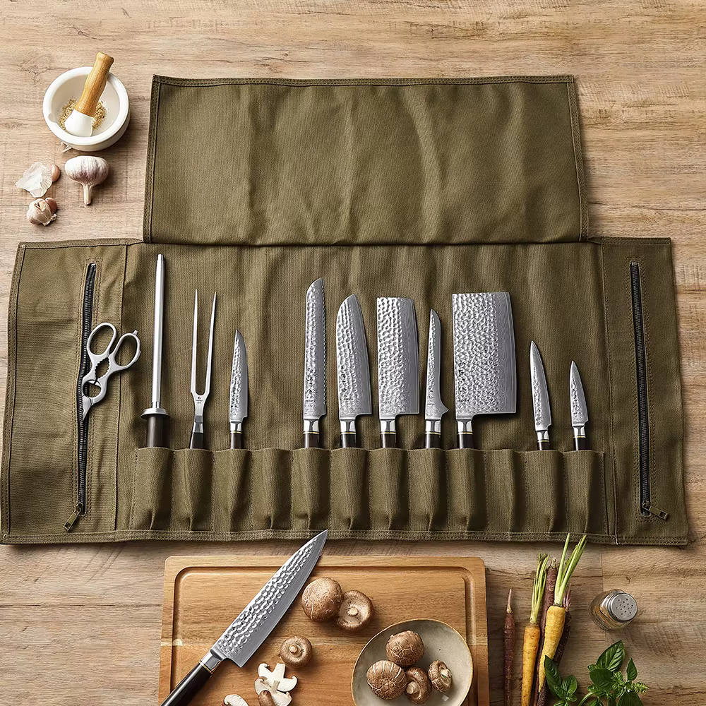 HEZHEN – sac de couteaux de Chef