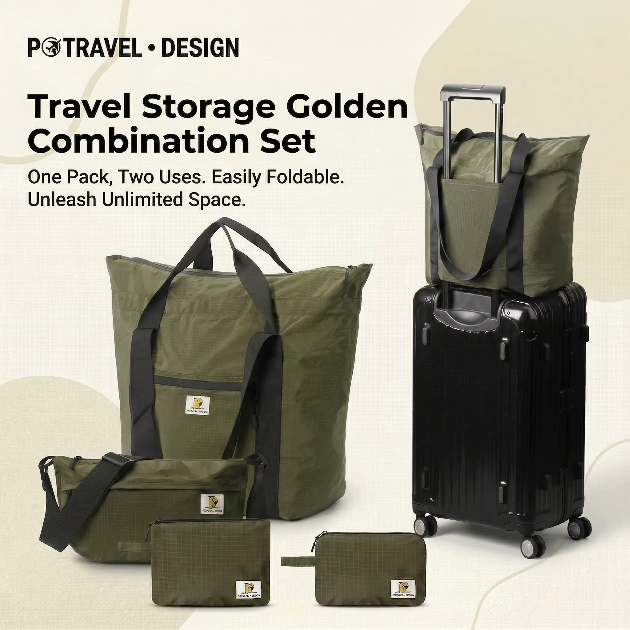 Sac de voyage pliable imperméable