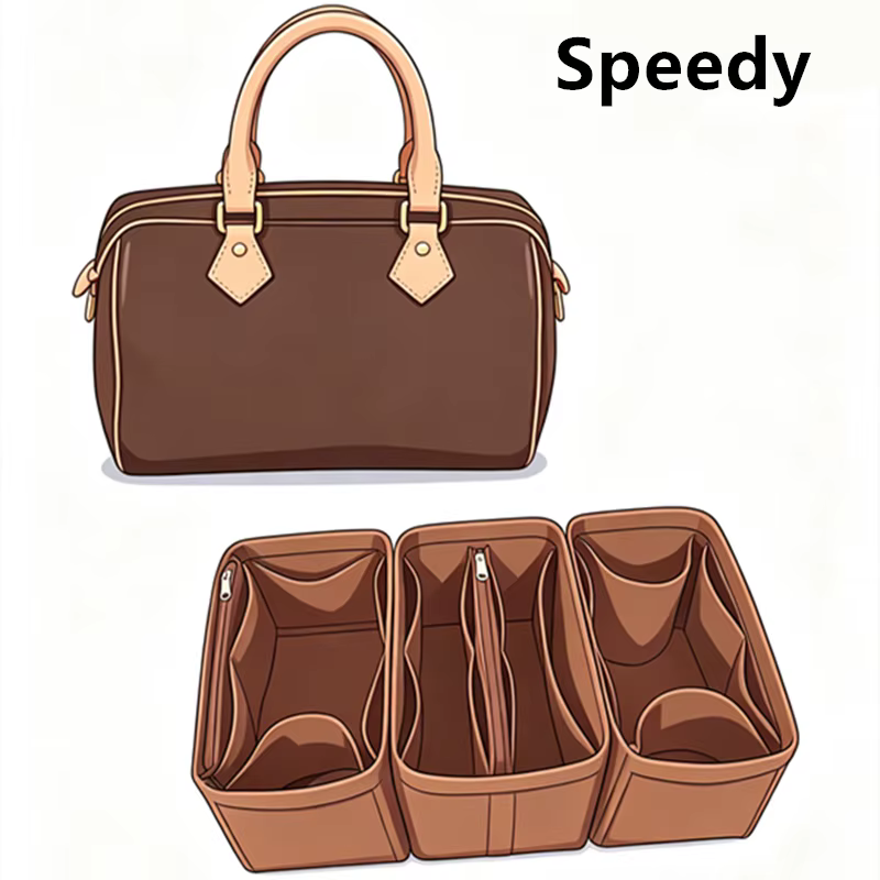 Organisateur de sac à main en feutre amovible pour sac LV Speedy 25 30 35