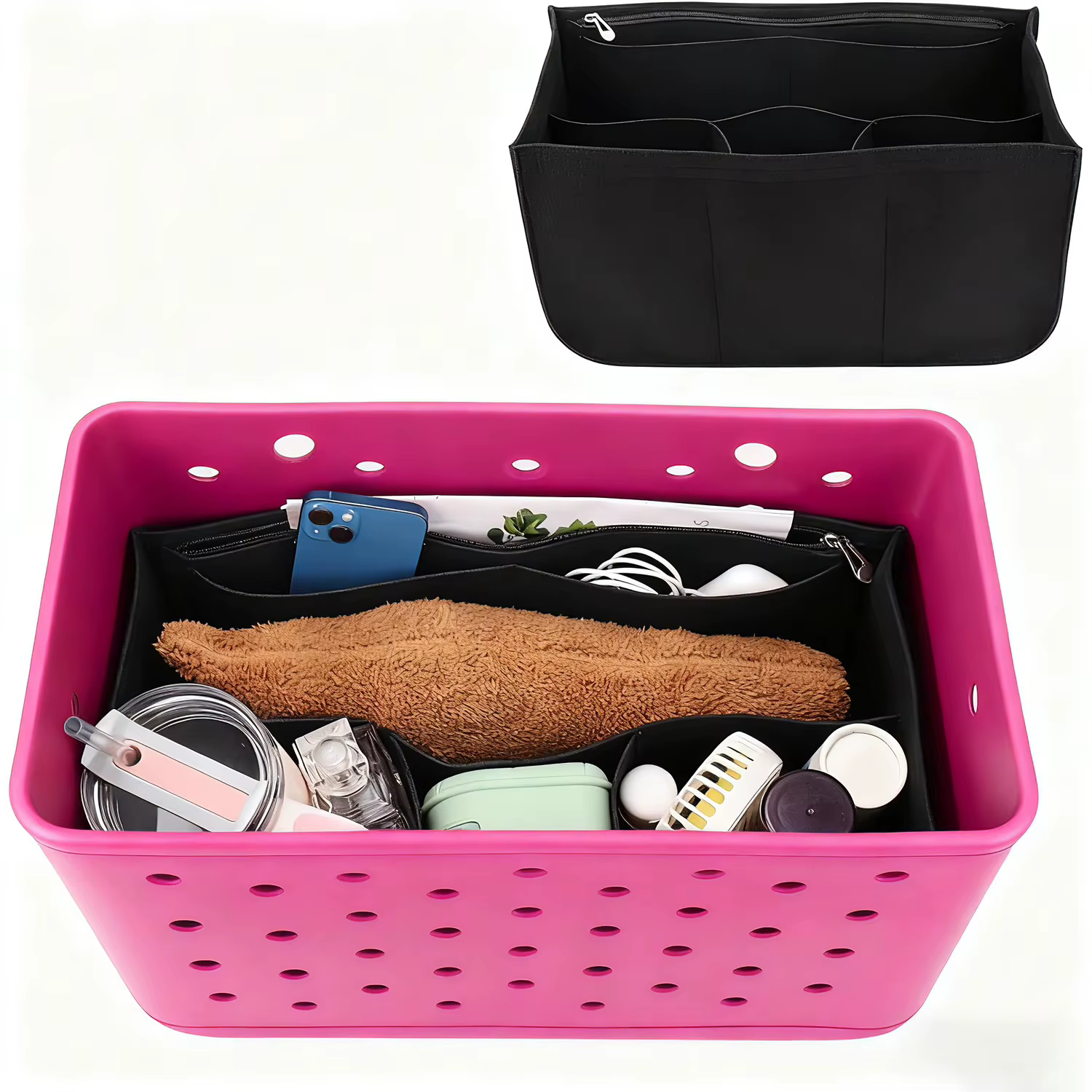 Doublure de rangement de sac de plage pour sac Boogg/fourre-tout simplement du sud