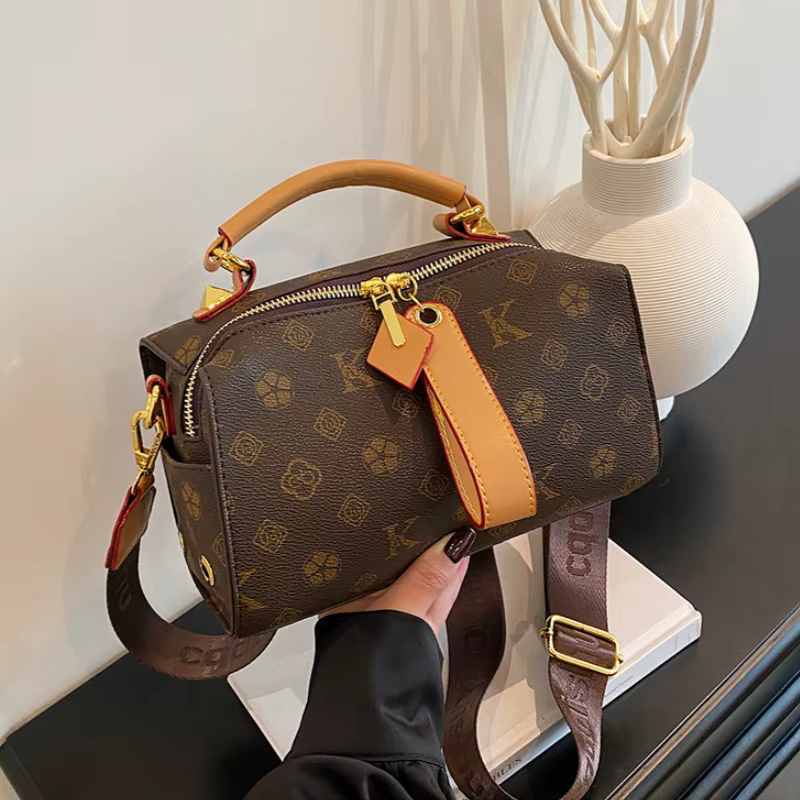Sac Monogramme Vintage Rigide 2-en-1 Spacieux et Léger pour le Bureau