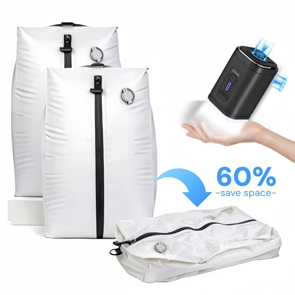 Sacs de compression sous vide 17L avec pompe à air