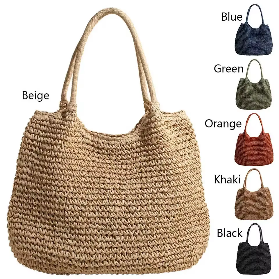 Sac à main en paille pour femmes