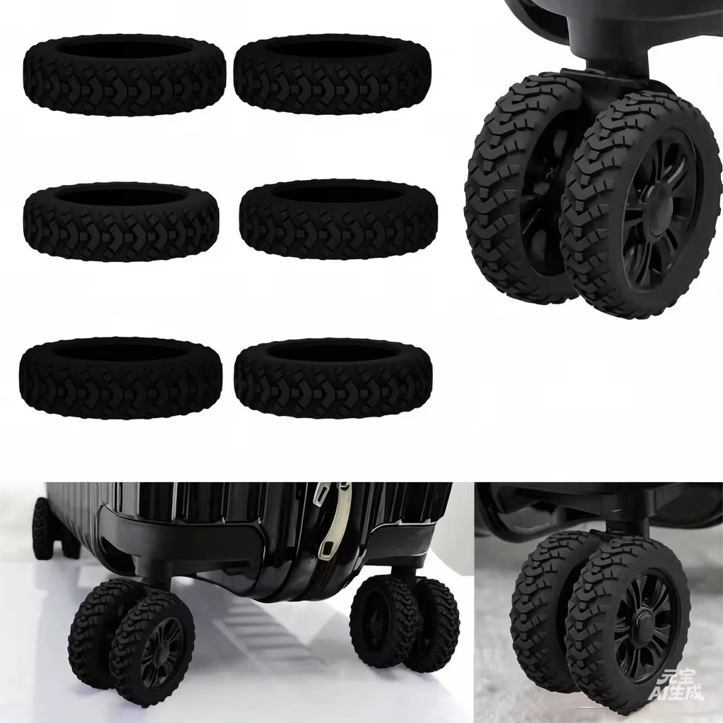 Couvre-roues silencieux pour valise