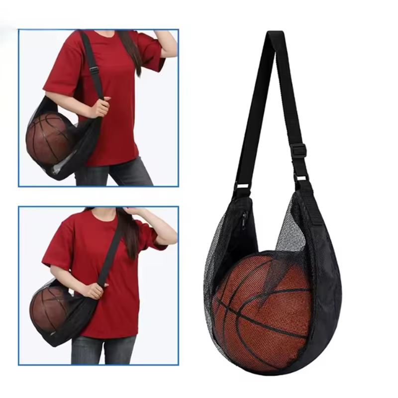 Sac de transport individuel pour ballon avec poche zippée